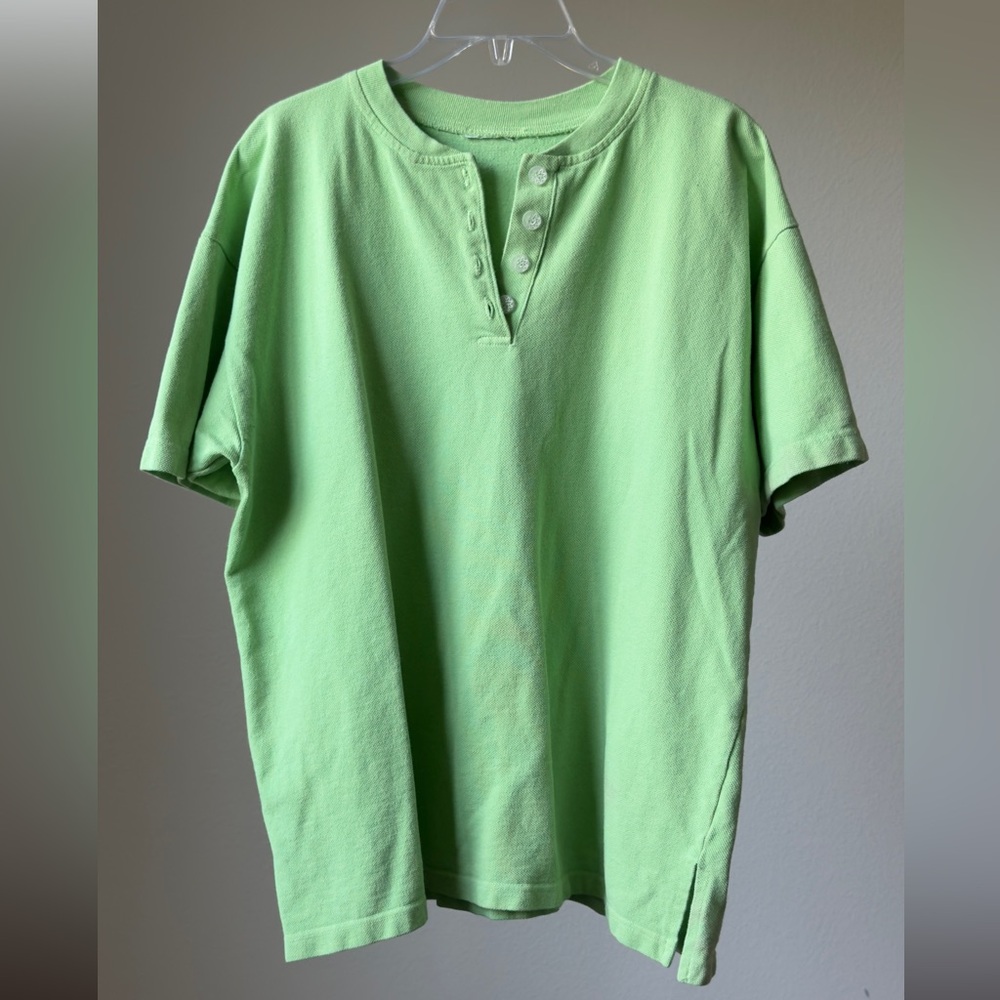 Women’s Green Polo Shirt, cotton , size XL